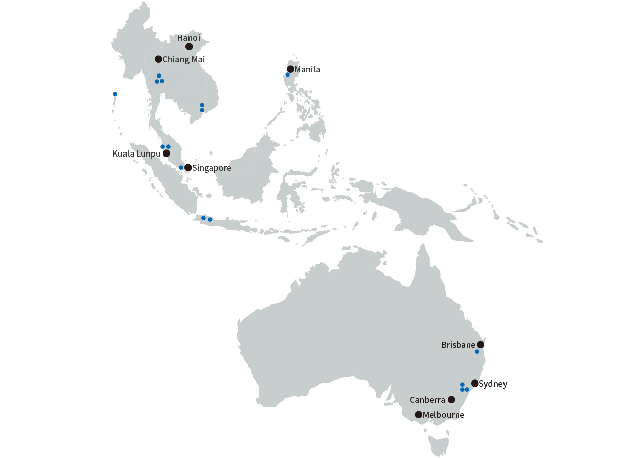 Southeast Asia,Australia