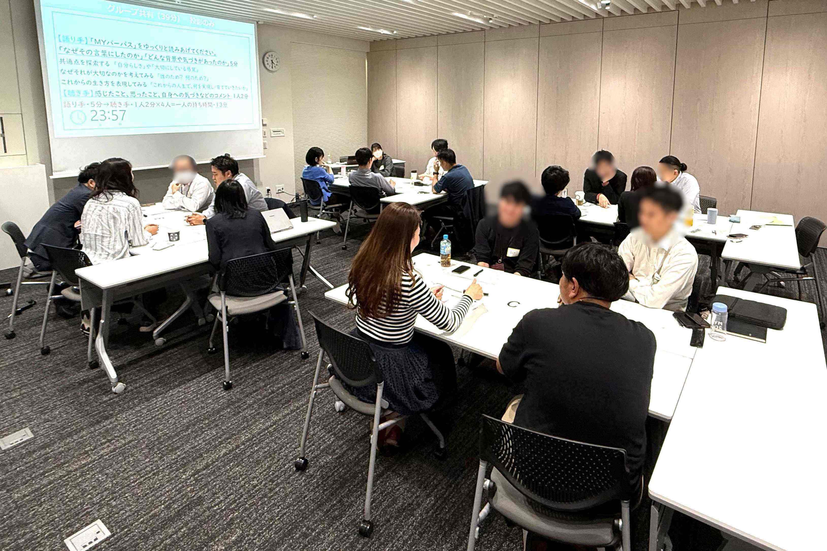 We conducted a purpose-based training session!