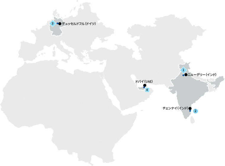 インド・UAE・ドイツ